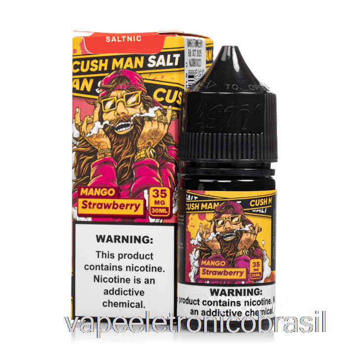 Vape Vaporesso Cush Man - Manga Morango - Sal Desagradável - 30ml 50mg